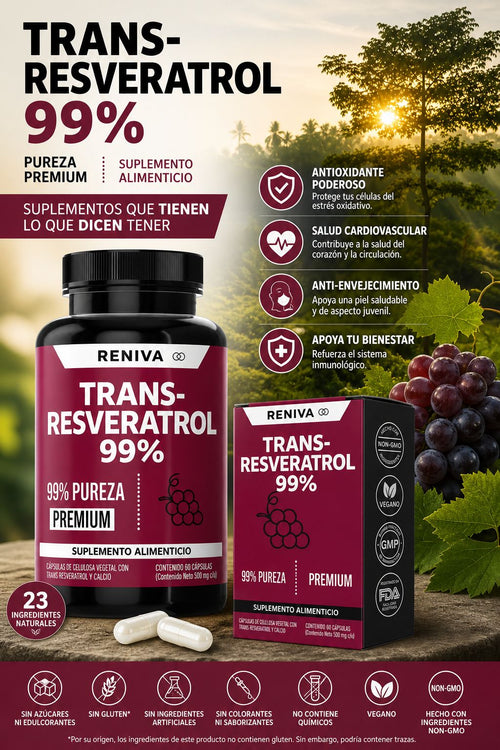 Reniva Trans-Resveratrol 99%